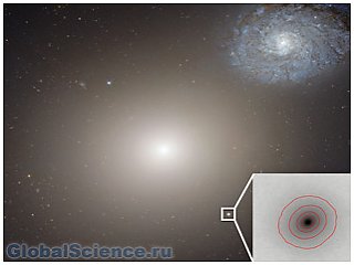 Самую маленькую галактику со сверхмассивной черной дырой помог обнаружить Хаббл